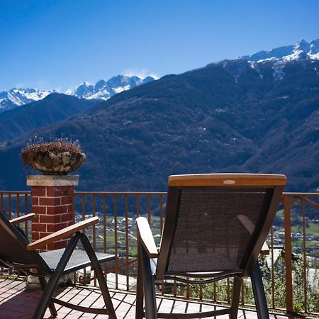 Panoramic Apartment Italian Alps Valtellina Near Sondrio, Tirano Poggiridenti Exteriér fotografie