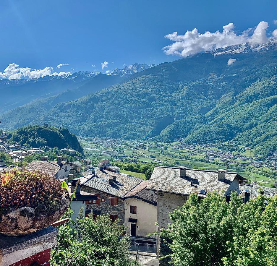 Panoramic Apartment Italian Alps Valtellina Near Sondrio, Tirano Poggiridenti Exteriér fotografie