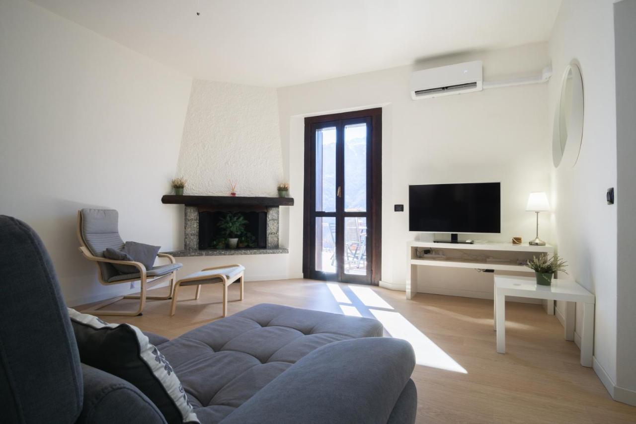 Panoramic Apartment Italian Alps Valtellina Near Sondrio, Tirano Poggiridenti Exteriér fotografie